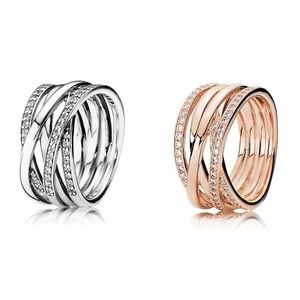 Sterling Silver Entwined Ring